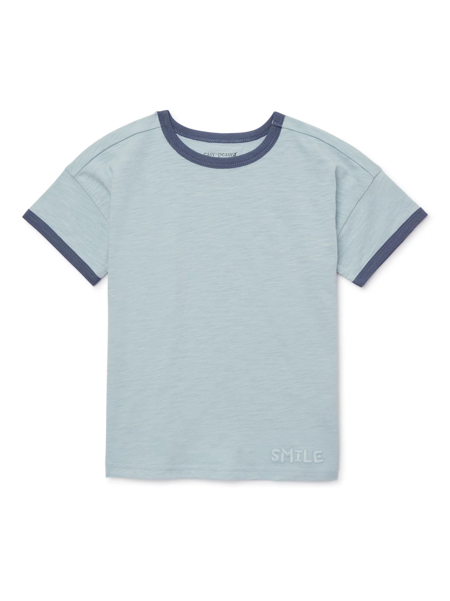easy-peasy Toddler Boy Short Sleeve Boxy T-Shirt, Sizes 12M-5T | Walmart (US)