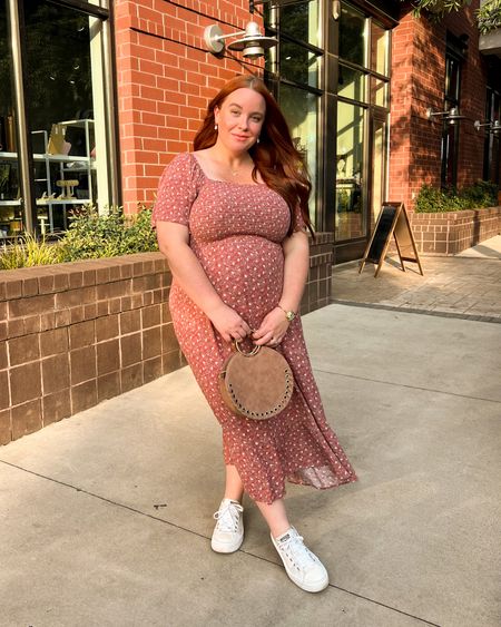 This dress never quits! It’s by far my go-to maternity bump friendly, summer and fall dress (easy to layer) that is oh-so comfortable. While the original is sold out, I’ve linked a similar style that comes in a few new colors. Paired back to an oldie but goldie bag from Anthropologie and my platform converse sneakers  

#LTKunder100 #LTKcurves #LTKbump
