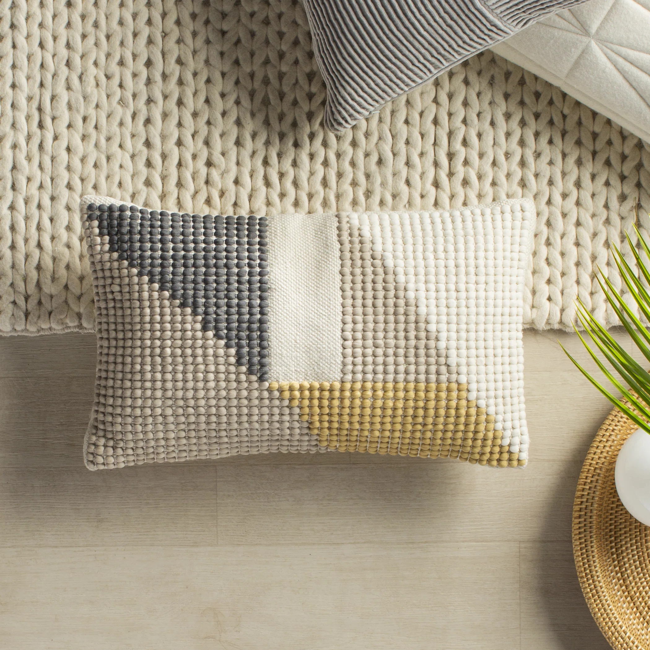Embroidered Throw Pillow | Wayfair North America