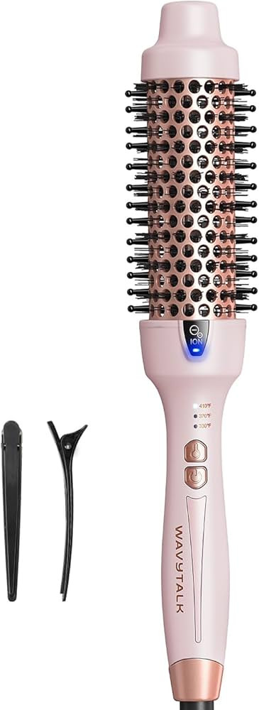 Wavytalk Updated Version Thermal Brush, 1.5 Inch Negative Ion Blowout Express Thermal Round Brush... | Amazon (US)