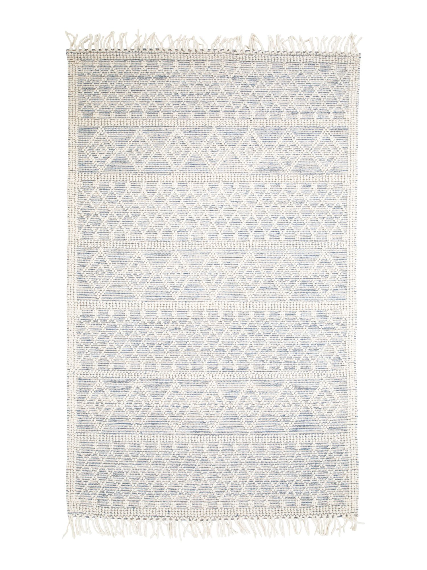 5x8 Hand Woven Textured Wool Rug | TJ Maxx