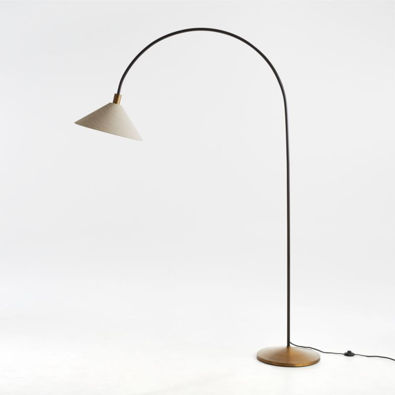 Sumner Arc Floor Lamp + Reviews | Crate and Barrel | Crate & Barrel
