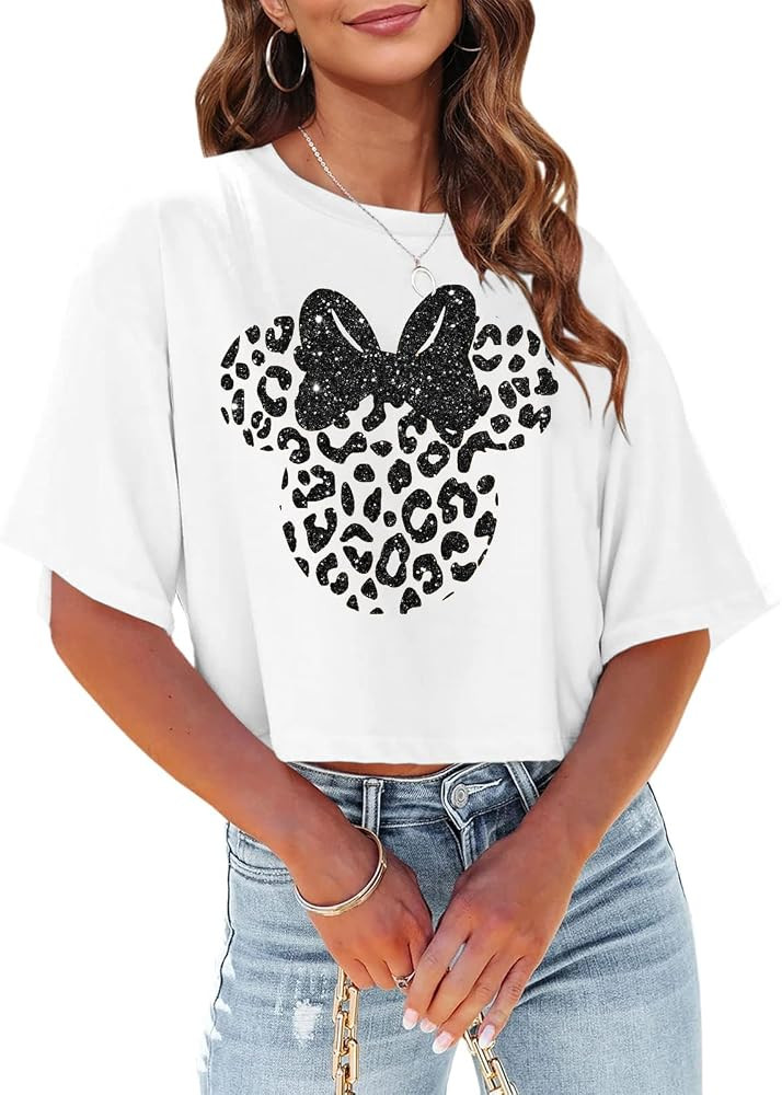 Magical Shirt for Women Half Sleeve Cropped T-Shirts Vintage Summer Fashion Graphic Women's Crop Top at Amazon Women | Amazon (US)