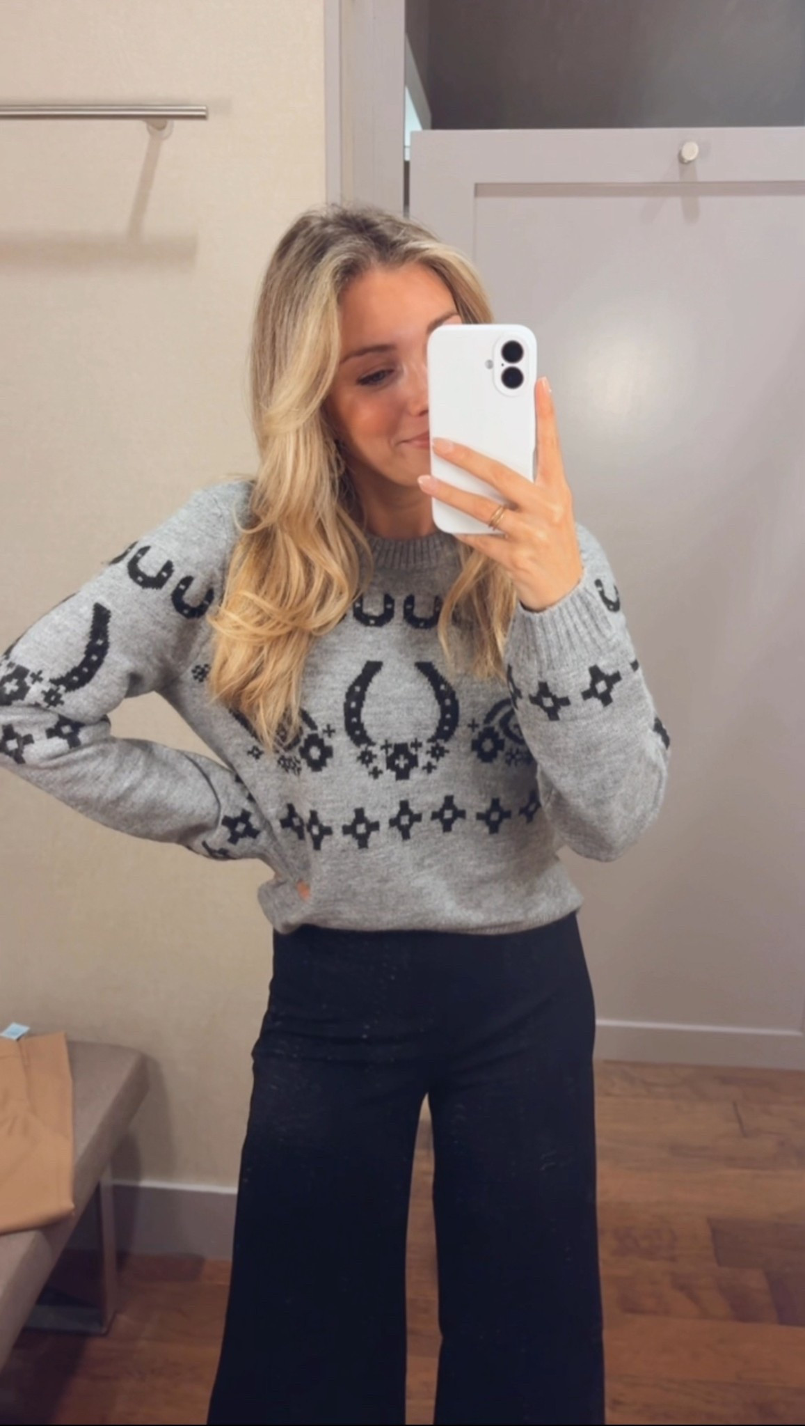 Equestrian sweater. Casual fall outfits work wear. 

#LTKSaleAlert #LTKHoliday #LTKSeasonal