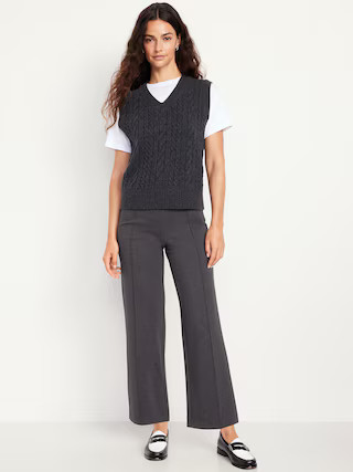 Extra High-Waisted Stevie Straight Pants | Old Navy (US)