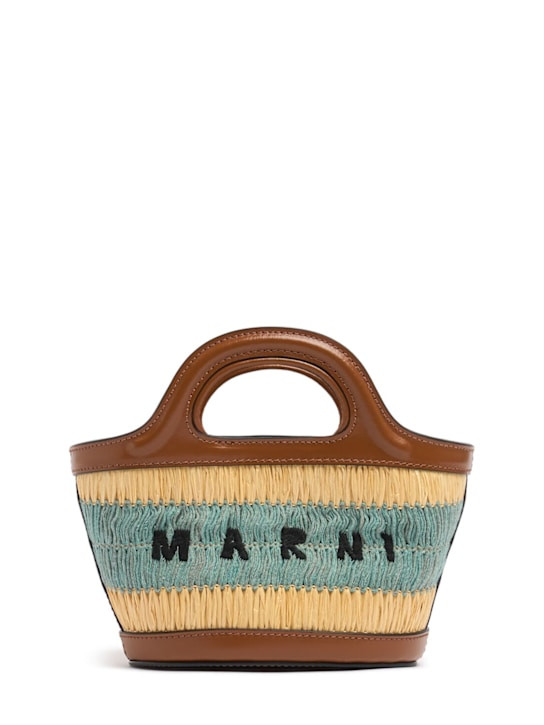 Micro Tropicalia raffia effect bag | Luisaviaroma