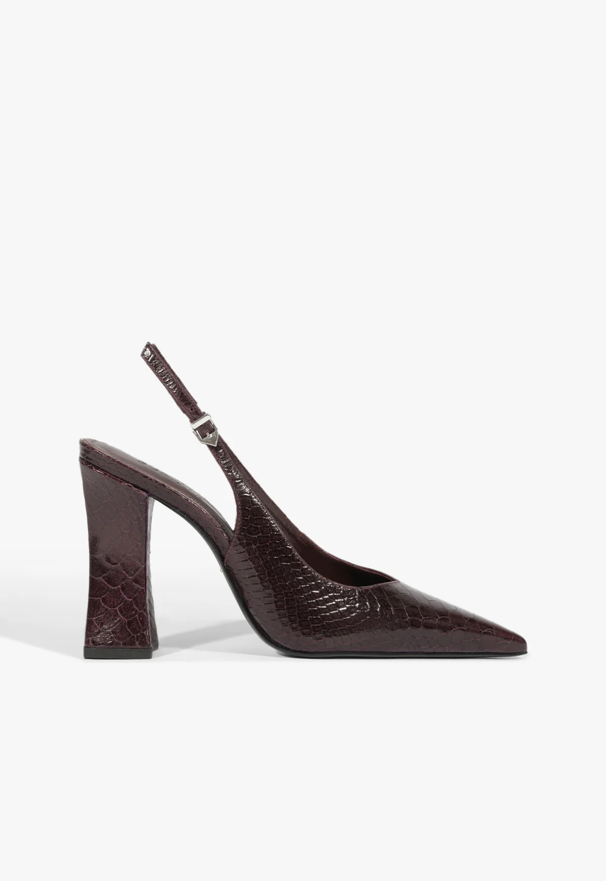 Michelle Brown High Block Heel Pump | SCHUTZ | Schutz (US)