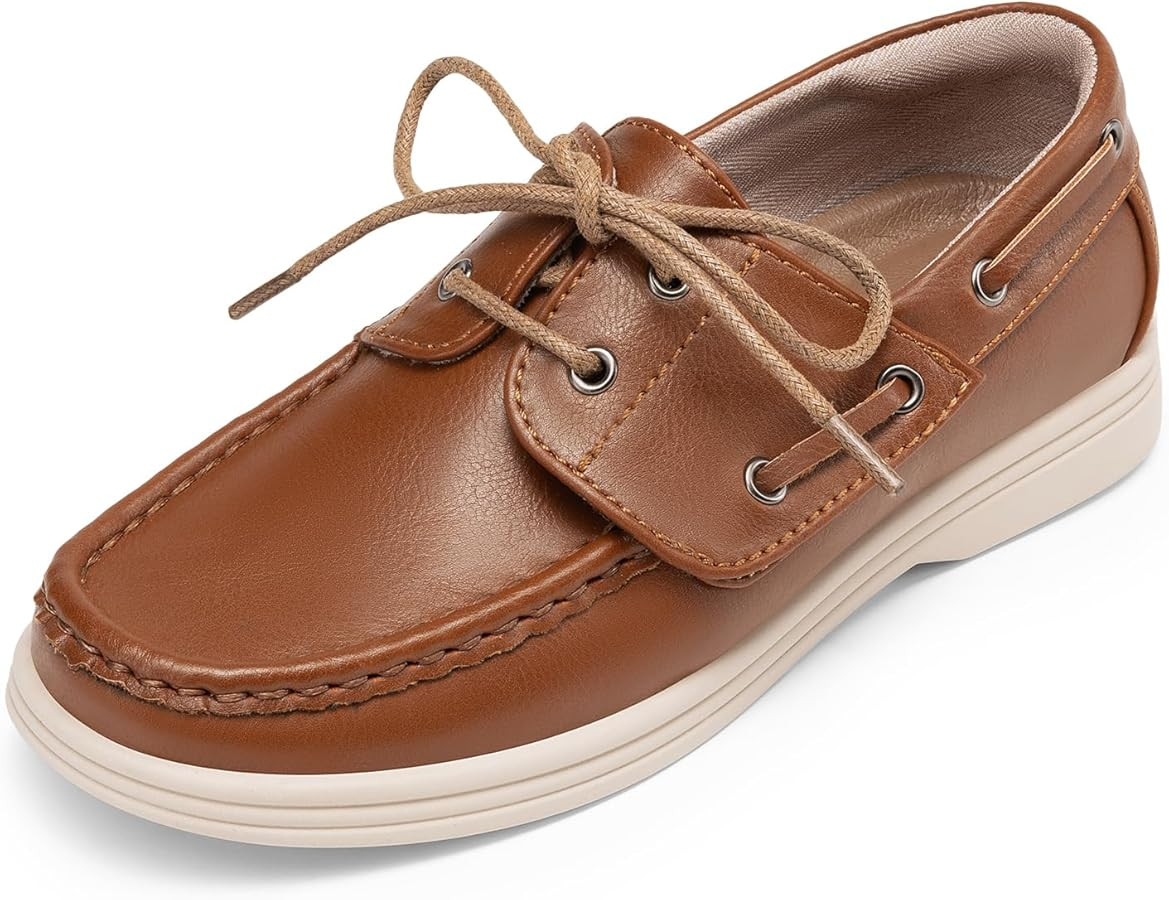DREAM PAIRS Boys Dress Shoes Boat Shoes Slip on Loafers Casual School Shoes (Toddler/Little Kid/B... | Amazon (US)