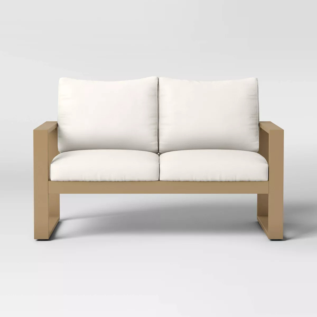 Esker Outdoor Patio Loveseat Brown - Threshold™ | Target