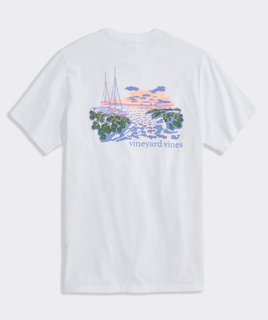 Palm Beach Scenic Short-Sleeve Pocket Tee | vineyard vines