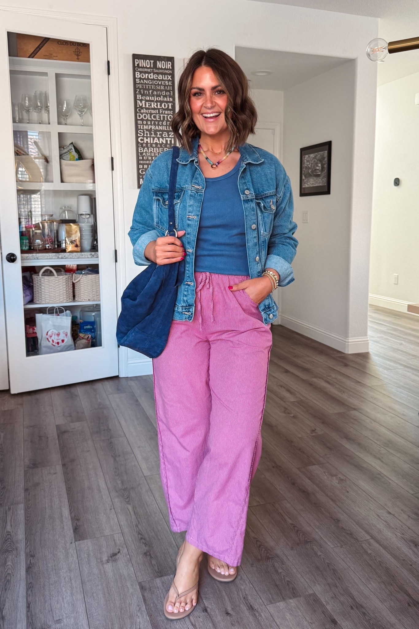 Cute spring outfit, without jeans!

Robe, XL
Bra, large
Pants, xl
Tank, large
Denim jacket, xl
Sandals, true 10

Size 12, midsize, affordable style, casual style, amazon finds, pink pants, soft pants, colorful pants @amazonfindsandfashion @EBY US 

#LTKMidsize #LTKSeasonal #LTKootd