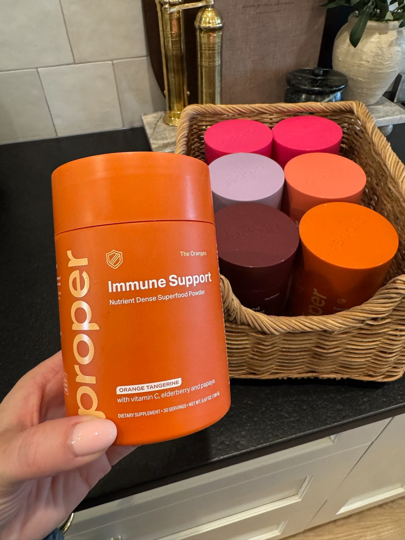 We have been loving these Proper Health essentials so much recently, even the kids! They have options to aid you in various components of health—digestion, immunity, calming, sleep, and so much more. We mix them with water and it tastes great—even my kids drink them without complaints! 

#LTKfitnessgoals #LTKselfcare #LTKmorningroutine