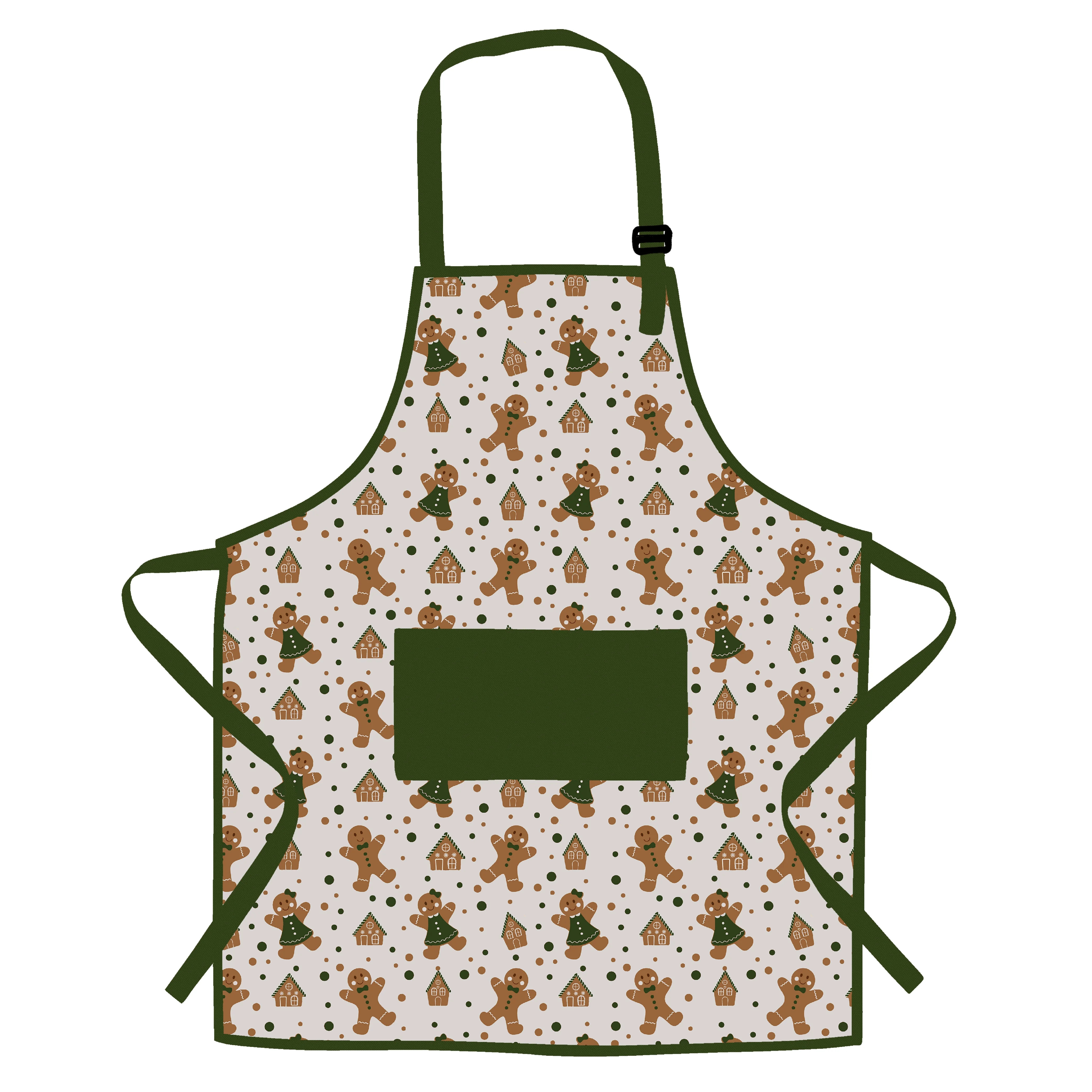 Holiday Time Christmas Gingerbread Apron – Festive Holiday Baking Apron - Walmart.com | Walmart (US)