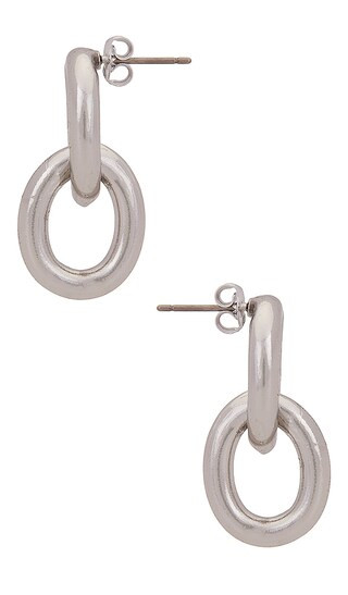 Levi Earring in Silver | Revolve Clothing (Global)
