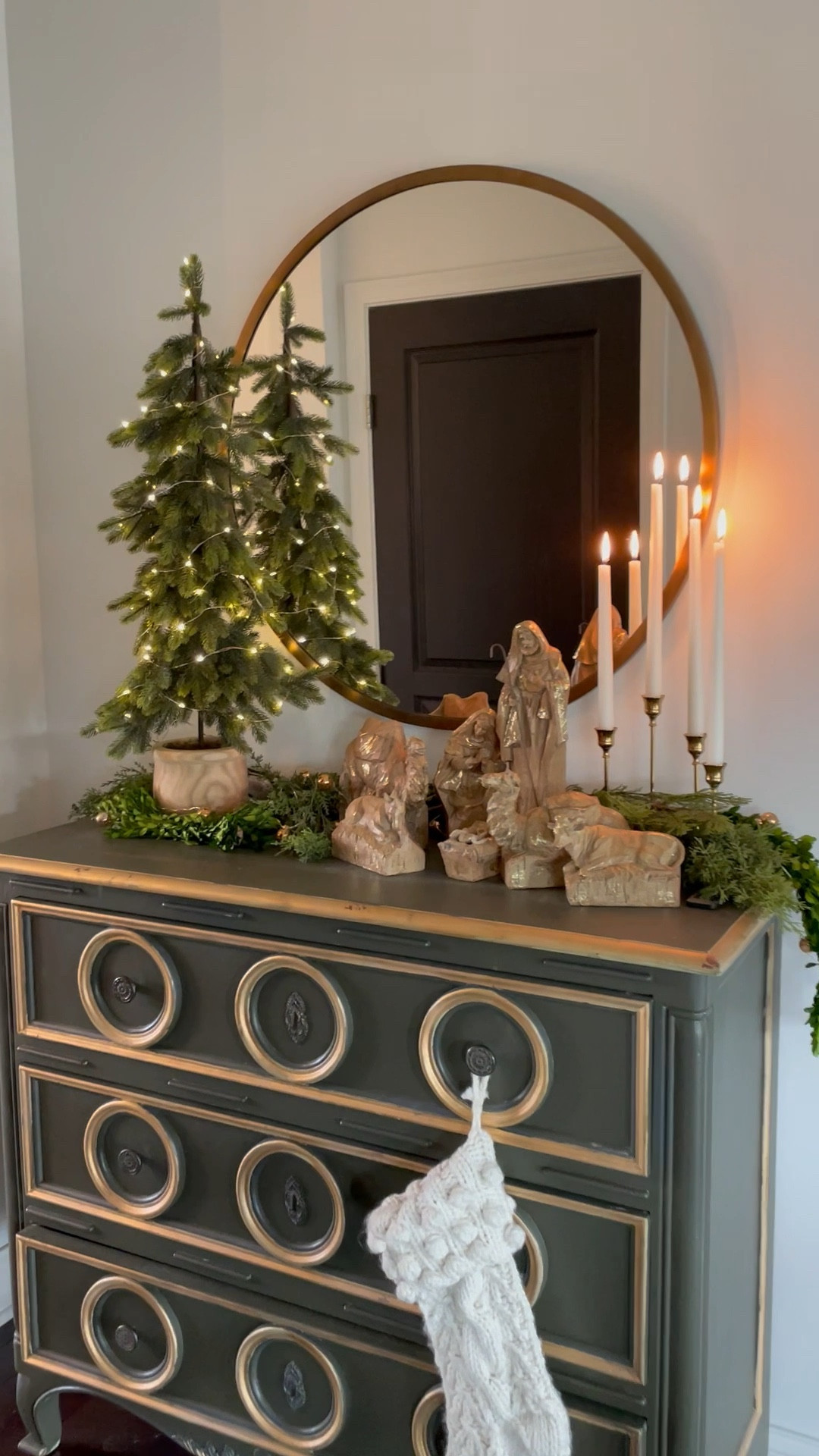 My favorite nativity and twinkle lights! #christmas #nativity #christmascandles 

#LTKHoliday #LTKhome #LTKSeasonal