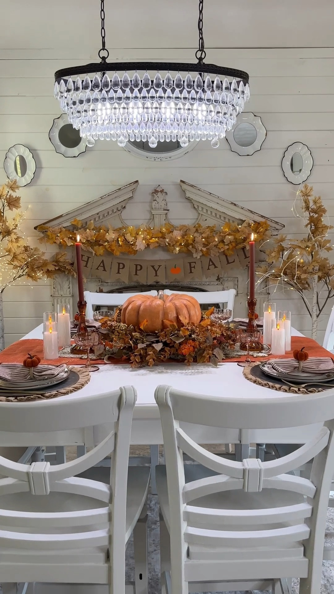 Festive Fall dining room table ideas 

#LTKSeasonal #LTKHome