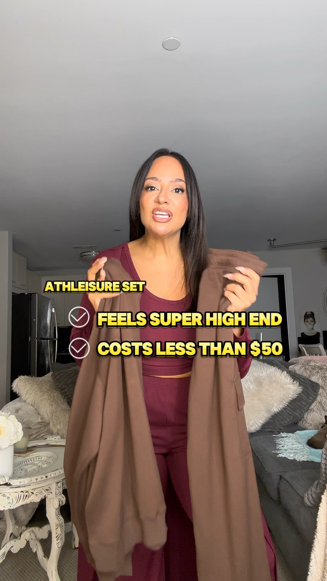 THIS ALTHEISURE SET IS BUTTAH BABY 😍 (and currently 30% off 🙊) 

Has stretch, fits true to size, multiple colors

Sizing ⬇️

5’3 
155 lbs
Size 8 / Medium
Bust: 34DDD/36DD
Waist: 28”
Hips: 43”
Wearing Size Medium 

loungewear, matching set, comfy casual, comfy outfit, errands outfit, fall fashion, activewear 

#LTKStyleTip #LTKActive #LTKFindsUnder50