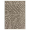 LUXE WEAVERS Modern Geometric Wave Cream 9x12 Area Rug | Amazon (US)
