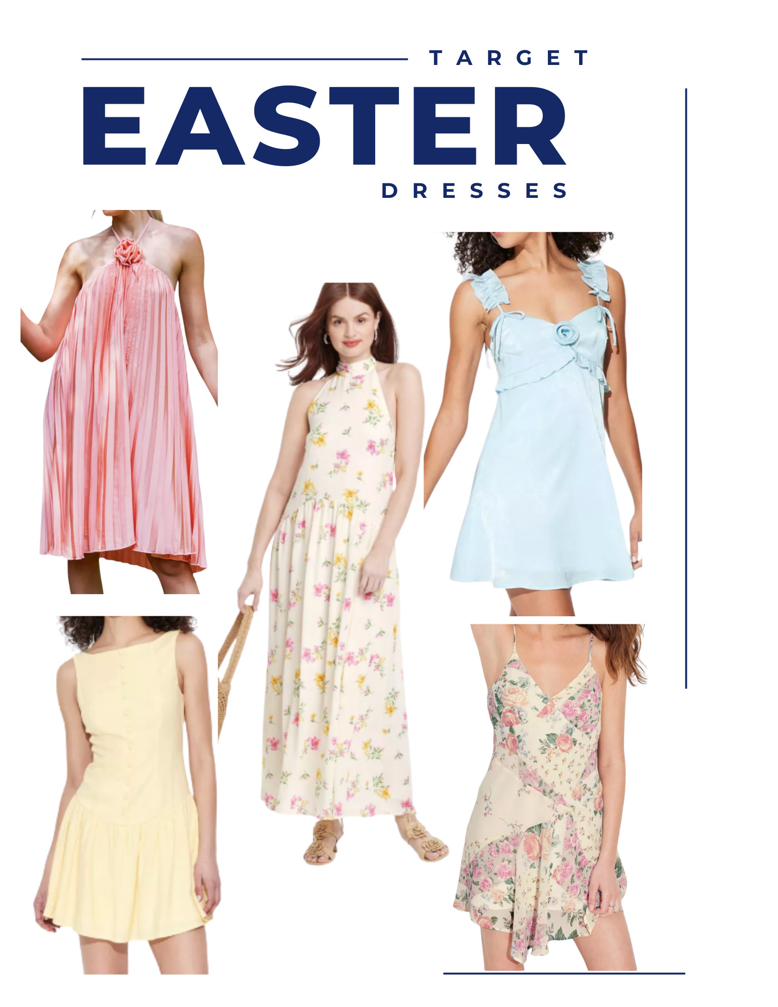 🌸 **Easter Ready with Target’s Stunning Dresses!** 🌸

Spring is here, and so are these *gorgeous* Easter dresses from **Target**! Whether you're heading to brunch, a family gathering, or just enjoying the sunshine, these pastel beauties will have you feeling fresh and fabulous. 😍✨

From **mini dresses** perfect for warmer weather to elegant **maxi floral dresses** that scream spring vibes, Target has it all! 🦋 Check out my favorites:

🌼 **Pastel Yellow Dress** - Soft, sunny, and perfect for Easter celebrations!  
🌷 **Floral Maxi Dress** - Effortless, flowy, and ideal for any spring event.  
💙 **Blue Dress** - Cool and calming—just what you need for a laid-back but stylish look.  
💖 **Pink Dress** - Flirty, fun, and full of springtime charm!

These dresses are not only super stylish but also budget-friendly—perfect for adding a pop of color to your spring wardrobe without breaking the bank! 🛍️💕

Which one’s your favorite? Let me know in the comments! 🌸 #TargetStyle #EasterDresses #PastelPerfection #SpringStyle #TargetFinds #FloralDress #MaxiDressGoals #MiniDressVibes #EasterOutfit #TargetFashion 

 #LTKSeasonal #LTKFindsUnder50 #LTKStyleTip