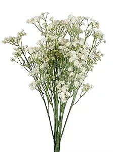 Duovlo 10pcs Babies Breath Flowers 23.6" Artificial Gypsophila Bouquets Real Touch Flowers for We... | Amazon (US)
