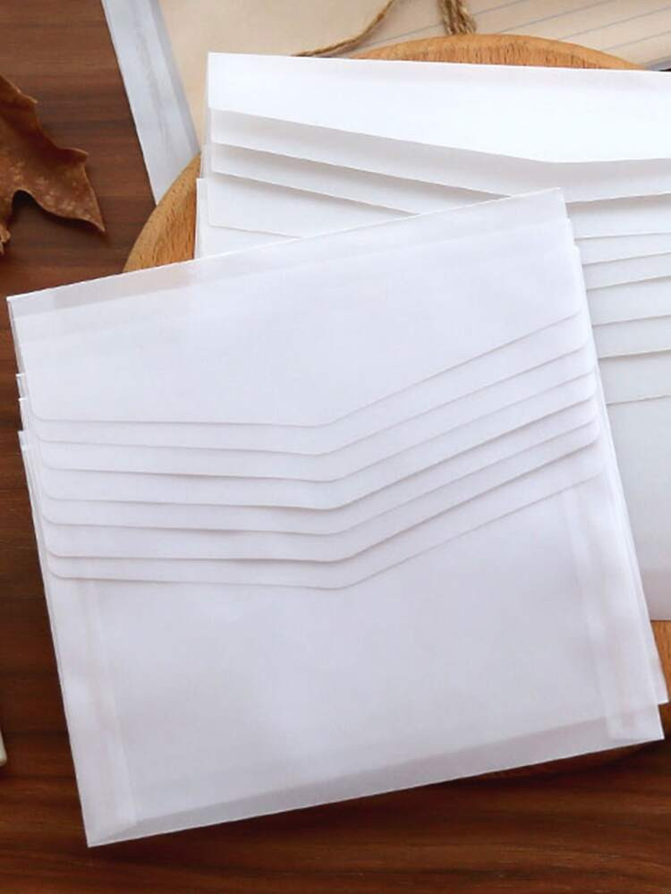 8pcs Plain Envelope Set | SHEIN