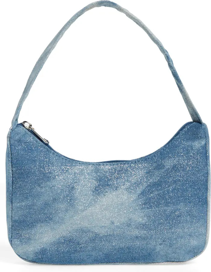 Kids' Sparkle Denim Shoulder Bag | Nordstrom