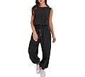 ANRABESS Jumpsuits for Women Casual Summer Sleeveless 2024 Romper One Piece Outfit Active Workout... | Amazon (US)