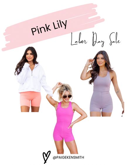 Pink Lily Labor Day sale! 

Athletic wear, athleisure, romper, pullover 

#LTKsalealert #LTKFind #LTKfitness