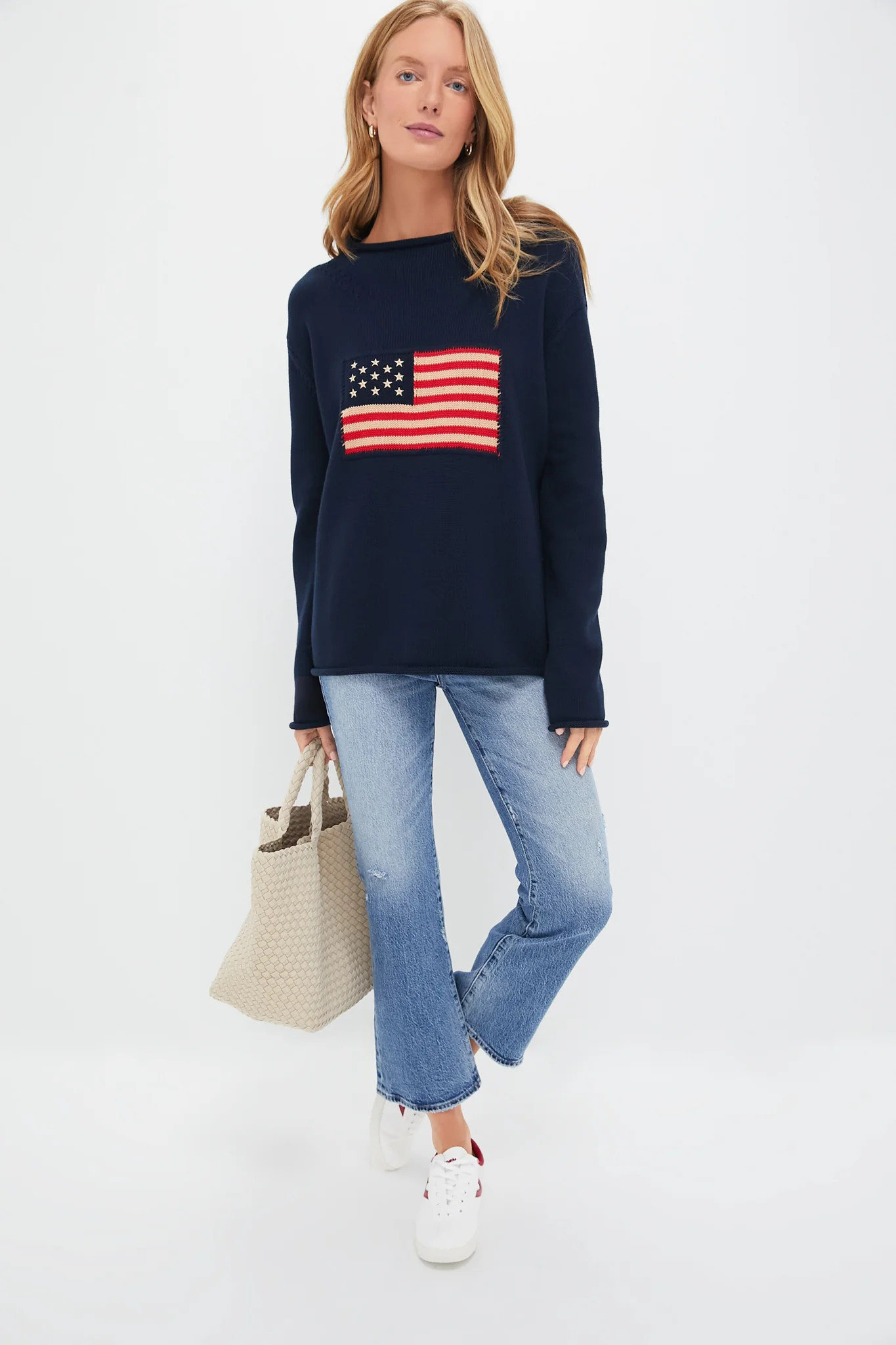 Navy Americana Sweater | Tuckernuck (US)