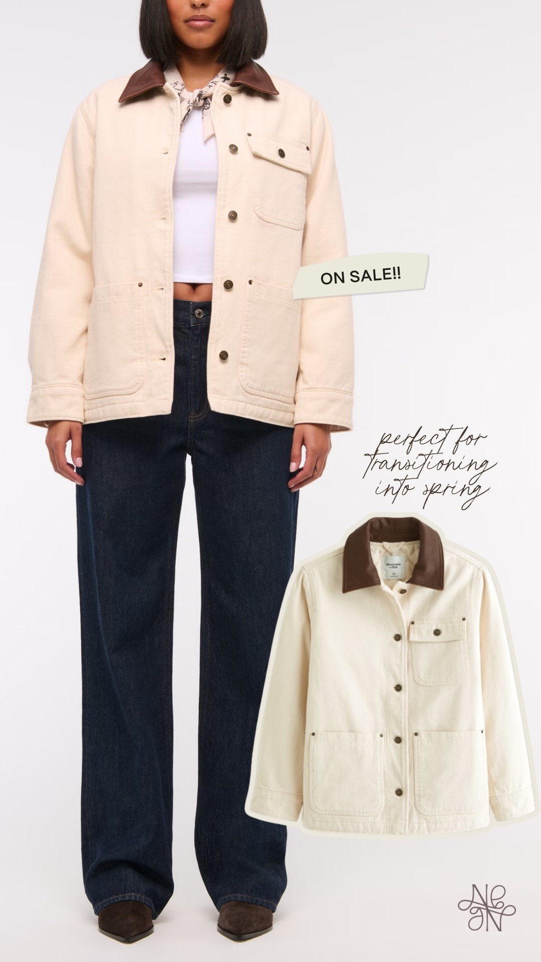 Abercrombie SALE!! Buy one, get one 50% OFF everything!! Perfect for transitioning into spring 🫶🏽

Spring outfit 
Spring fashion 
Spring jacket 

#LTKSaleAlert #LTKSeasonal