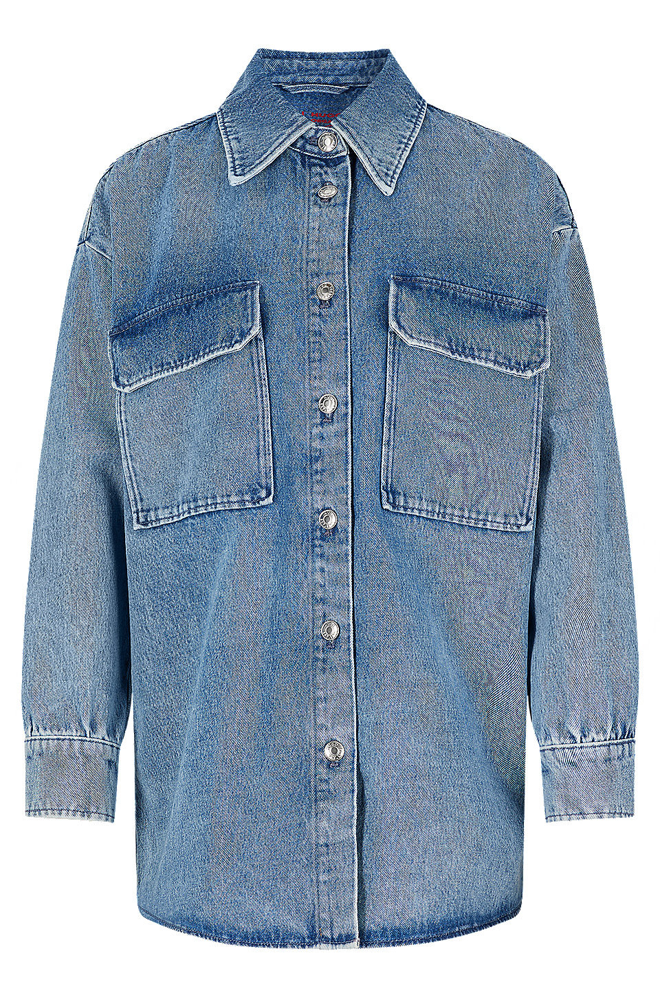 Regular-fit jacket in blue rigid denim | Hugo Boss (UK)