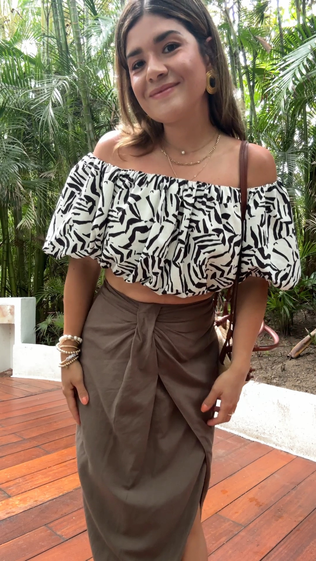 This top from Target is the cutest thing ever! It’s $25! 
Skirt size xs. Use code Chictalkch for 20% off! 
Vici, vacation outfit, vacation style, midi skirt, target, target finds, target style

#LTKFindsUnder100 #LTKStyleTip #LTKFindsUnder50