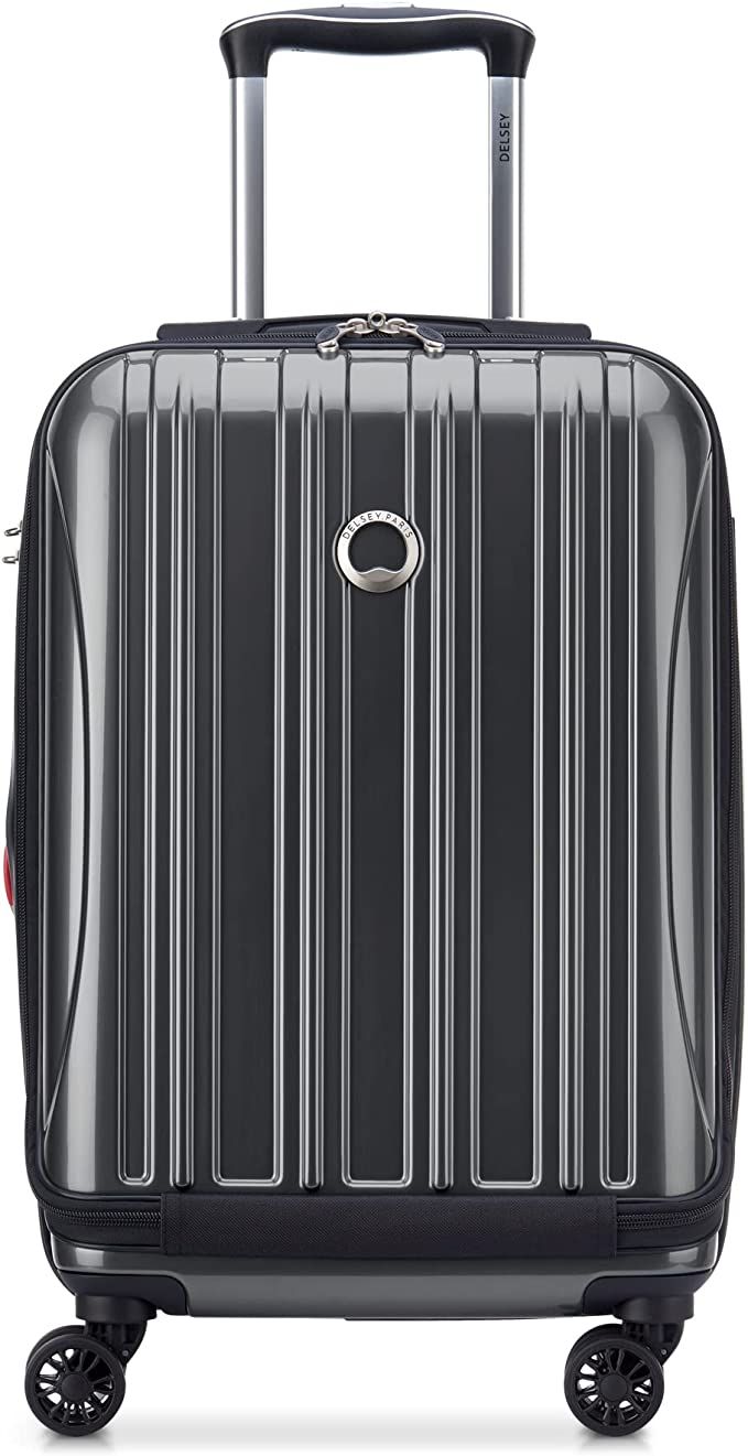 DELSEY Paris Helium Aero Hardside Expandable Luggage with Spinner Wheels, Titanium, Carry-On 19 I... | Amazon (US)