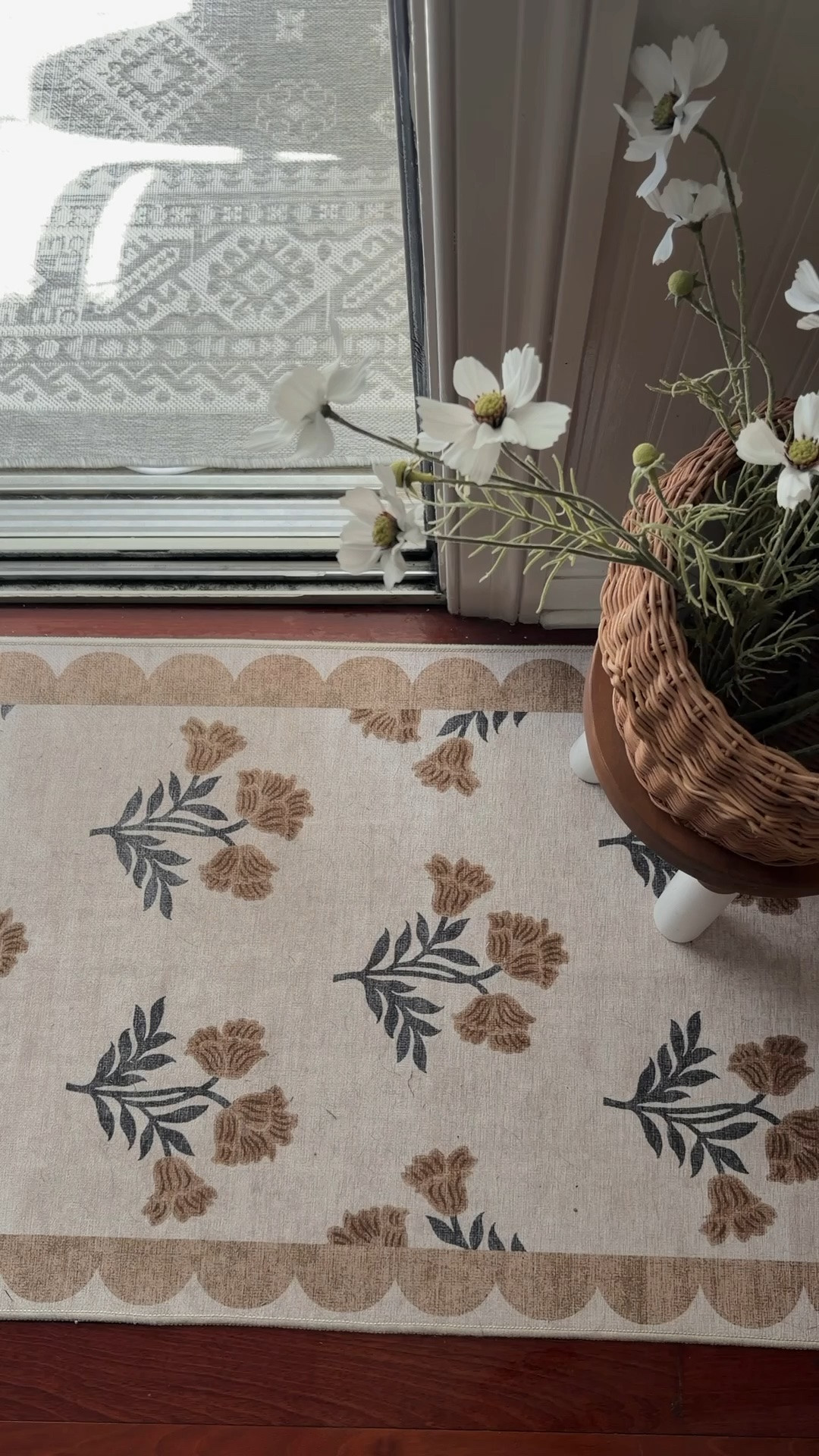 The cutest non slip rug. Looks just like Anthropologie! I have it by our back sliding doors and it hasn’t budged since I rolled it out.

#LTKSeasonal #LTKSaleAlert #LTKHome