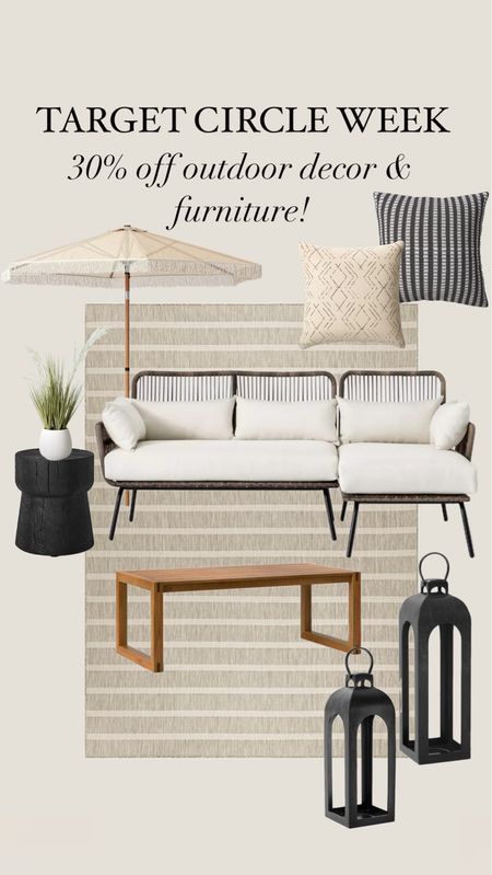 30% off outdoor furniture and decor at Target! When you use your target circle app! 



#LTKxTarget #LTKswim #LTKhome