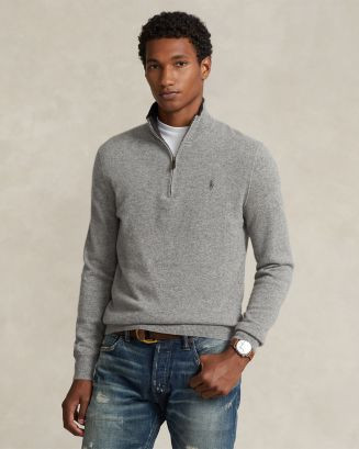 Cashmere Regular Fit Quarter Zip Mock Neck Sweater - Exclusive | Bloomingdale's (US)