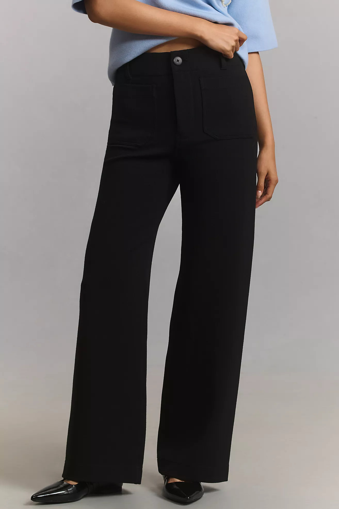 The Colette Full-Length Wide-Leg Pants by Maeve: Knit Edition | Anthropologie (US)