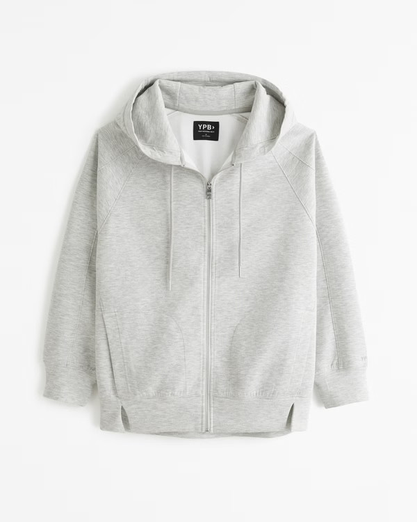 YPB neoKNIT Legging-Friendly Full-Zip Hoodie | Abercrombie & Fitch (US)