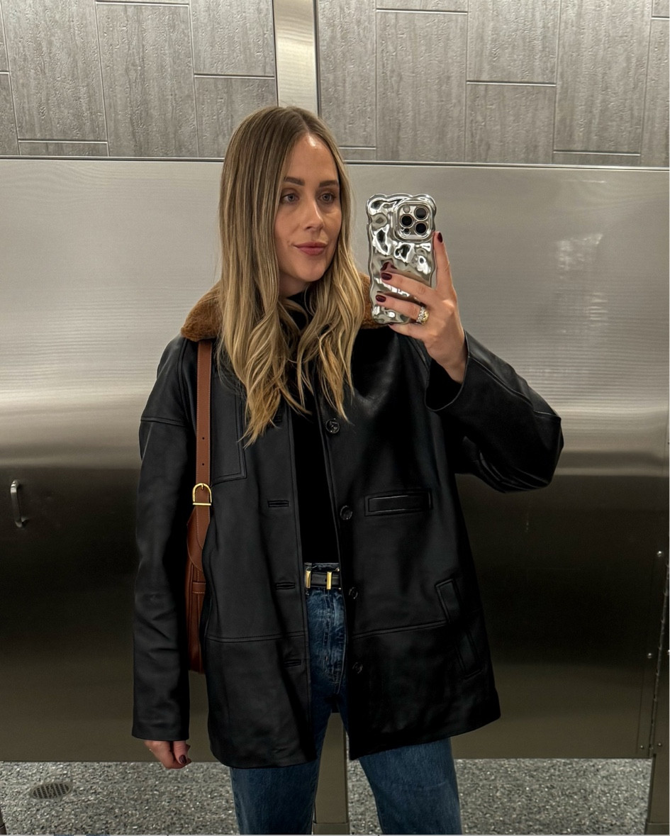 Fashion Jackson, fall/winter outfit, leather coat, leather jacket. My exact coat is Tibi (wearing a small). Linked more at varying price points

#LTKSeasonal #LTKOver40 #LTKStyleTip