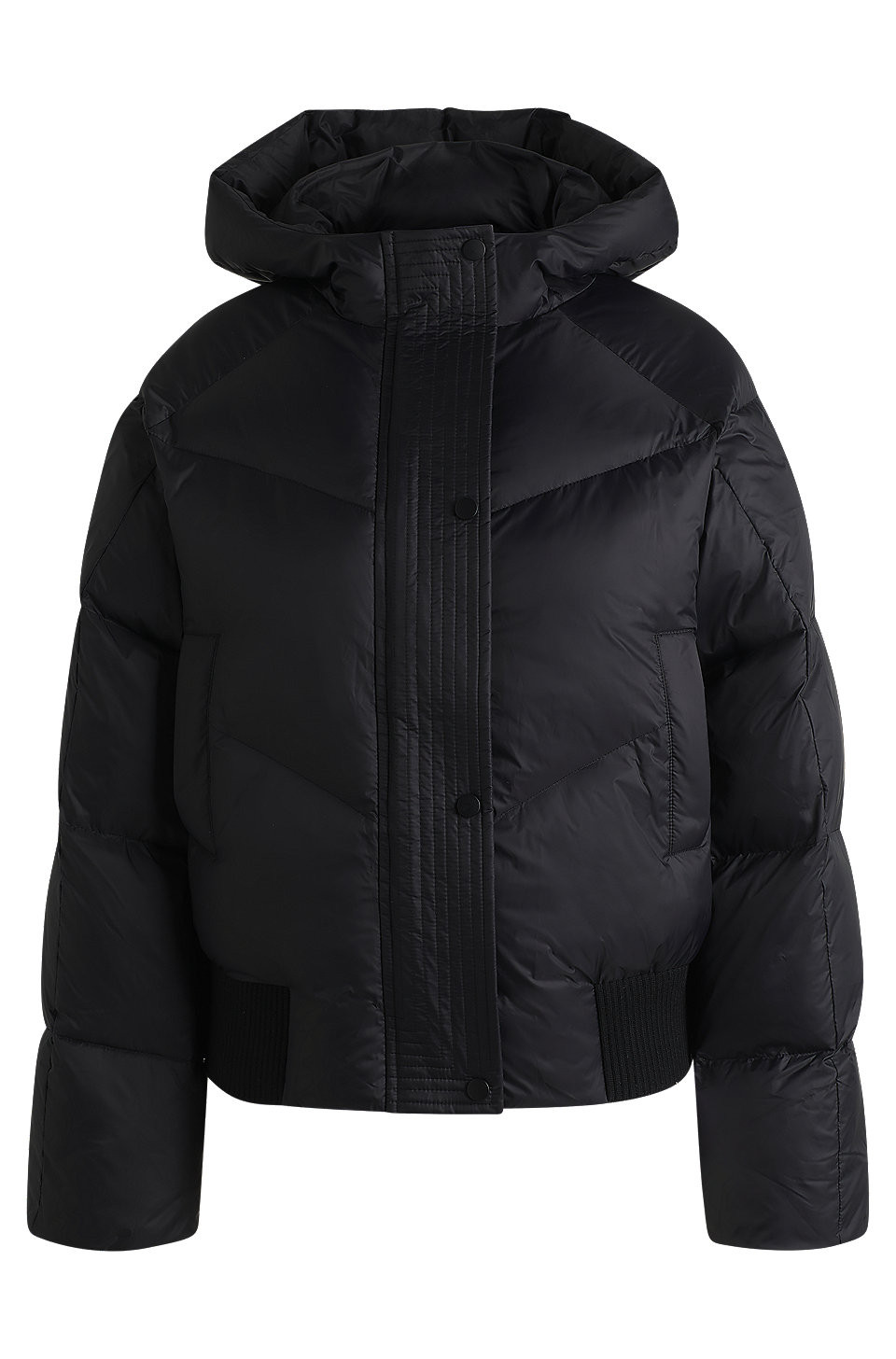 Equestrian water-repellent padded jacket in a bomber style | Hugo Boss (UK)