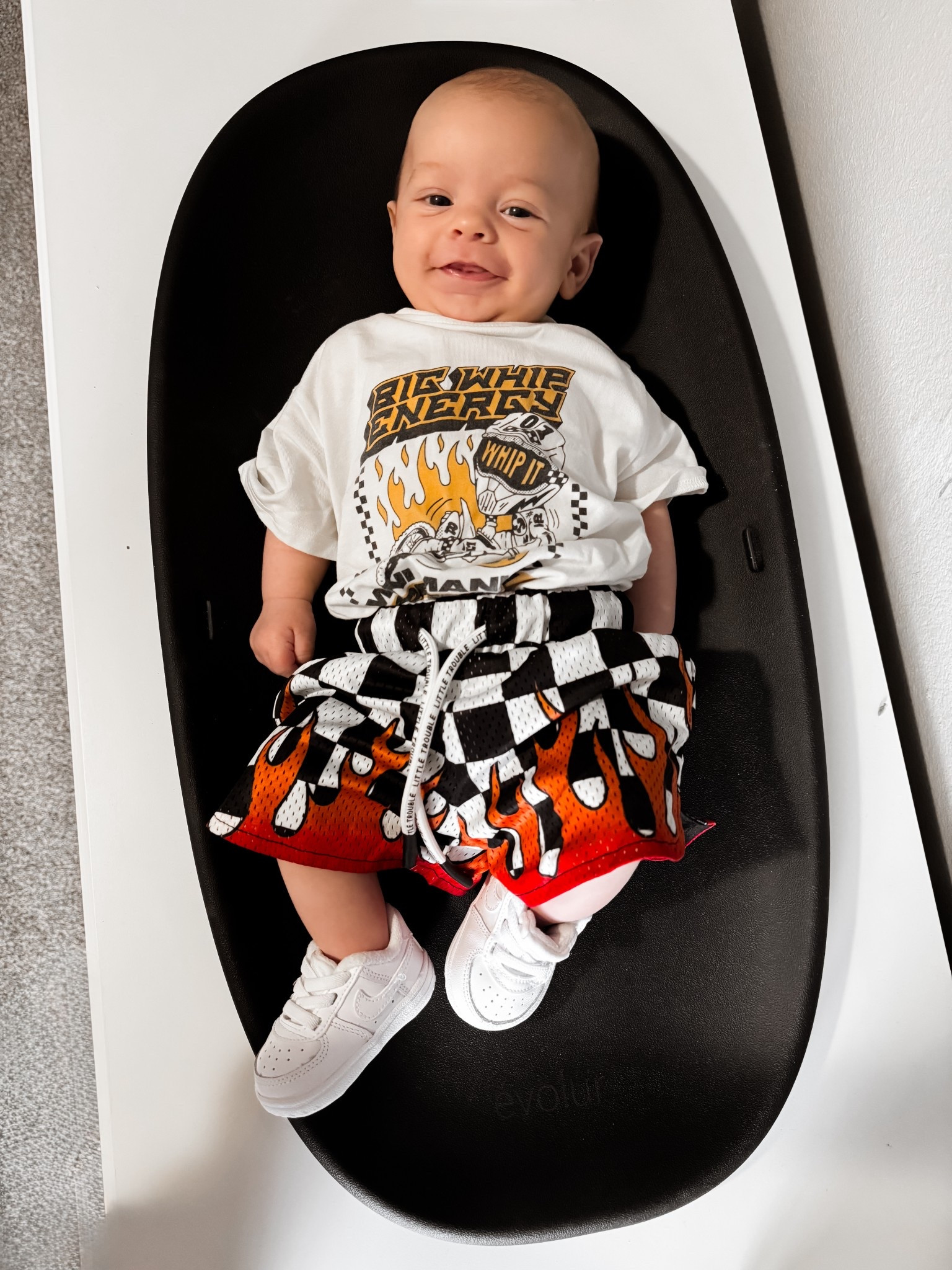 Rad baby style❤️‍🔥 ps: the bubble romper is so soft! 

#LTKootd #LTKBaby #LTKKids