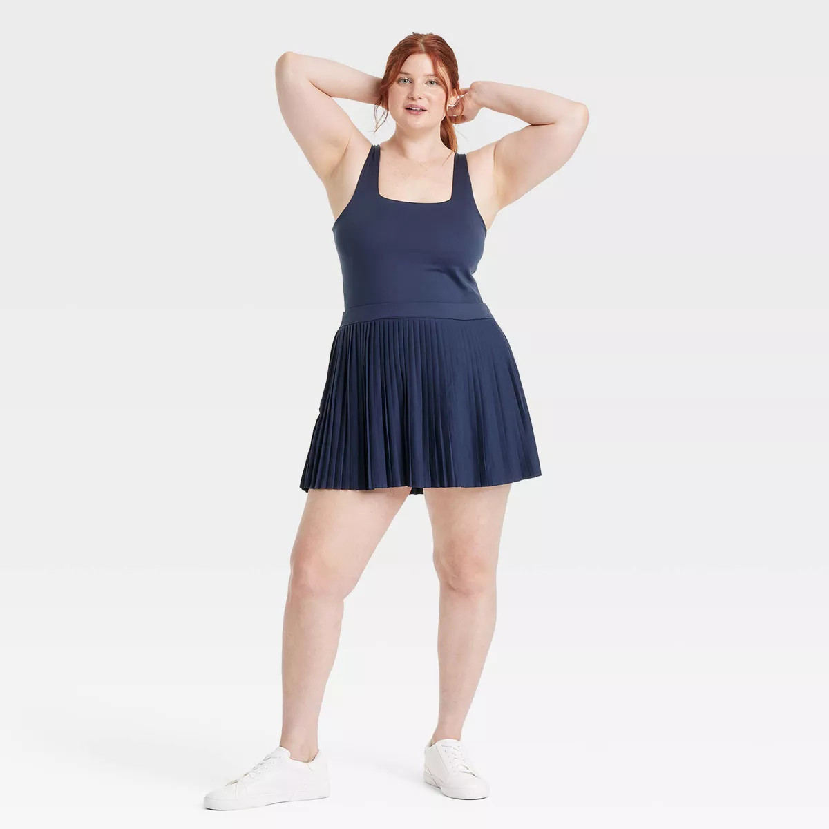 Women's Pleated Active Dress - All In Motion™ Navy Blue S | Target