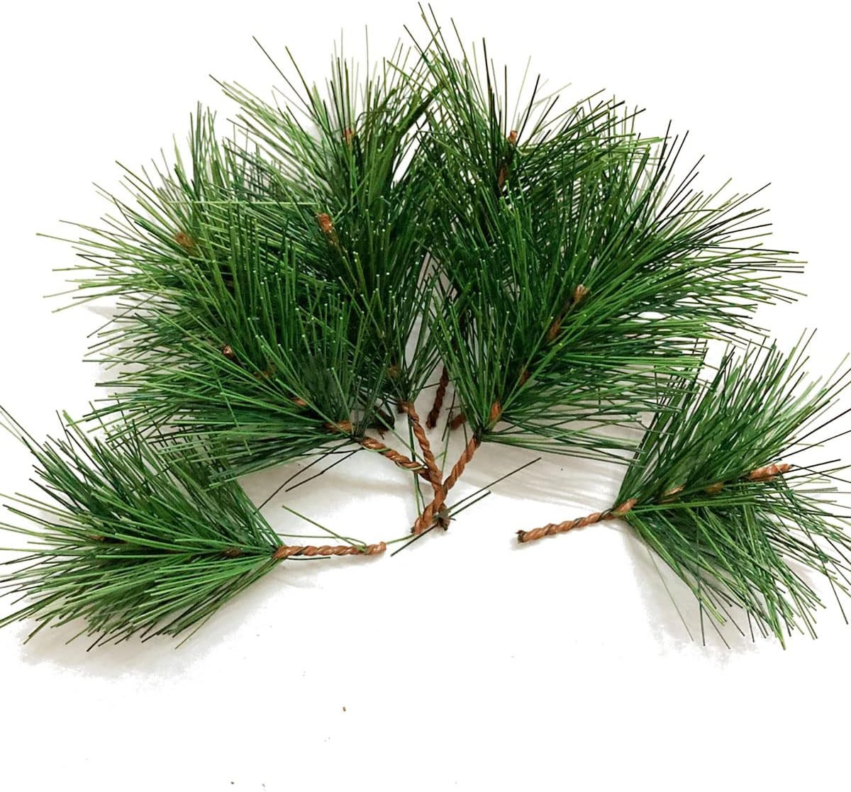 Green Plants Pine Needles Artificial Pine Needles Branches Fake Pine Picks for Christmas Garland ... | Amazon (US)