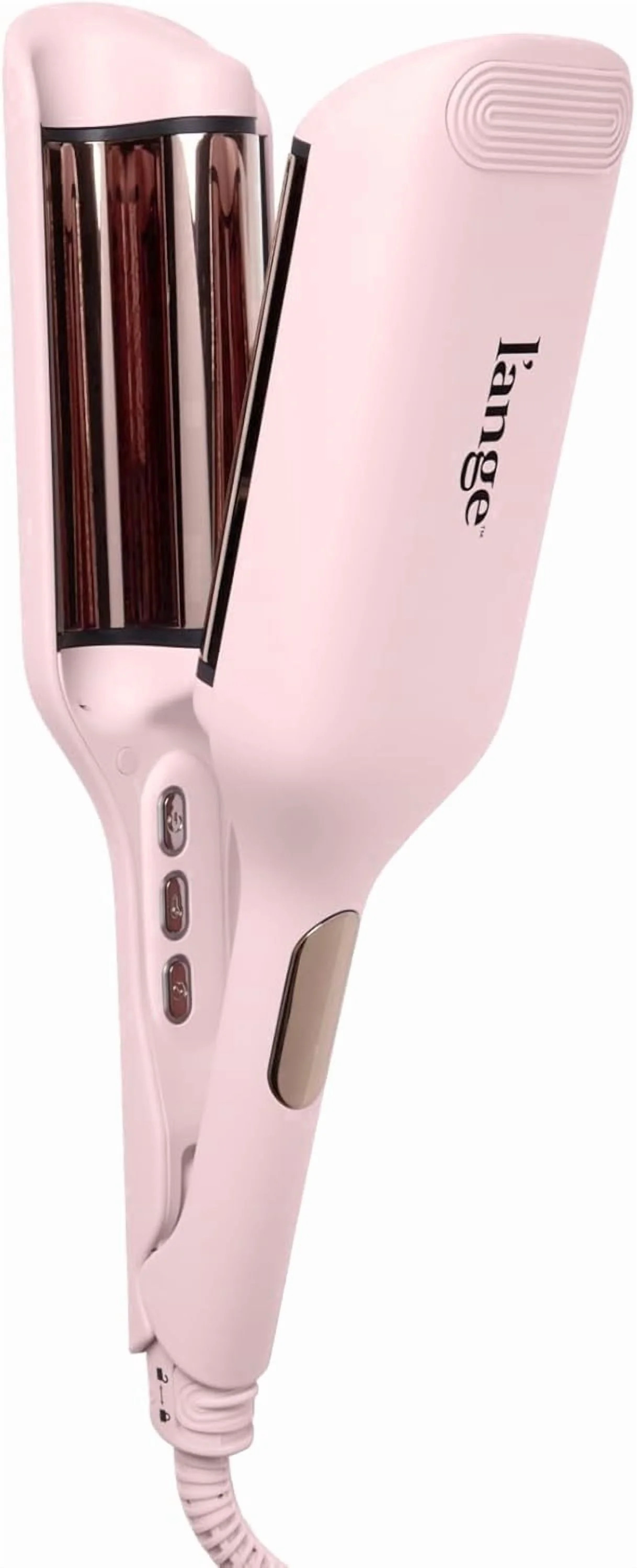 L'ange Hair SculptWaver Titanium Deep Wave Crimper 1.3" | Modern Crimper for Easy, Uniform Waves & Sculpted Texture | Negative Ion Technology for Frizz-Free Shine & Smooth Hair (Blush - Large) - Walmart.com | Walmart (US)
