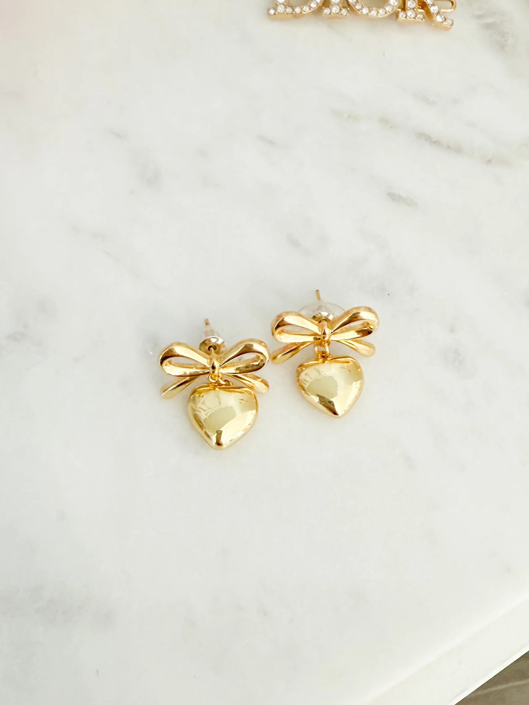 Ribbon Romance Bow Stud Earrings | Carin Rose