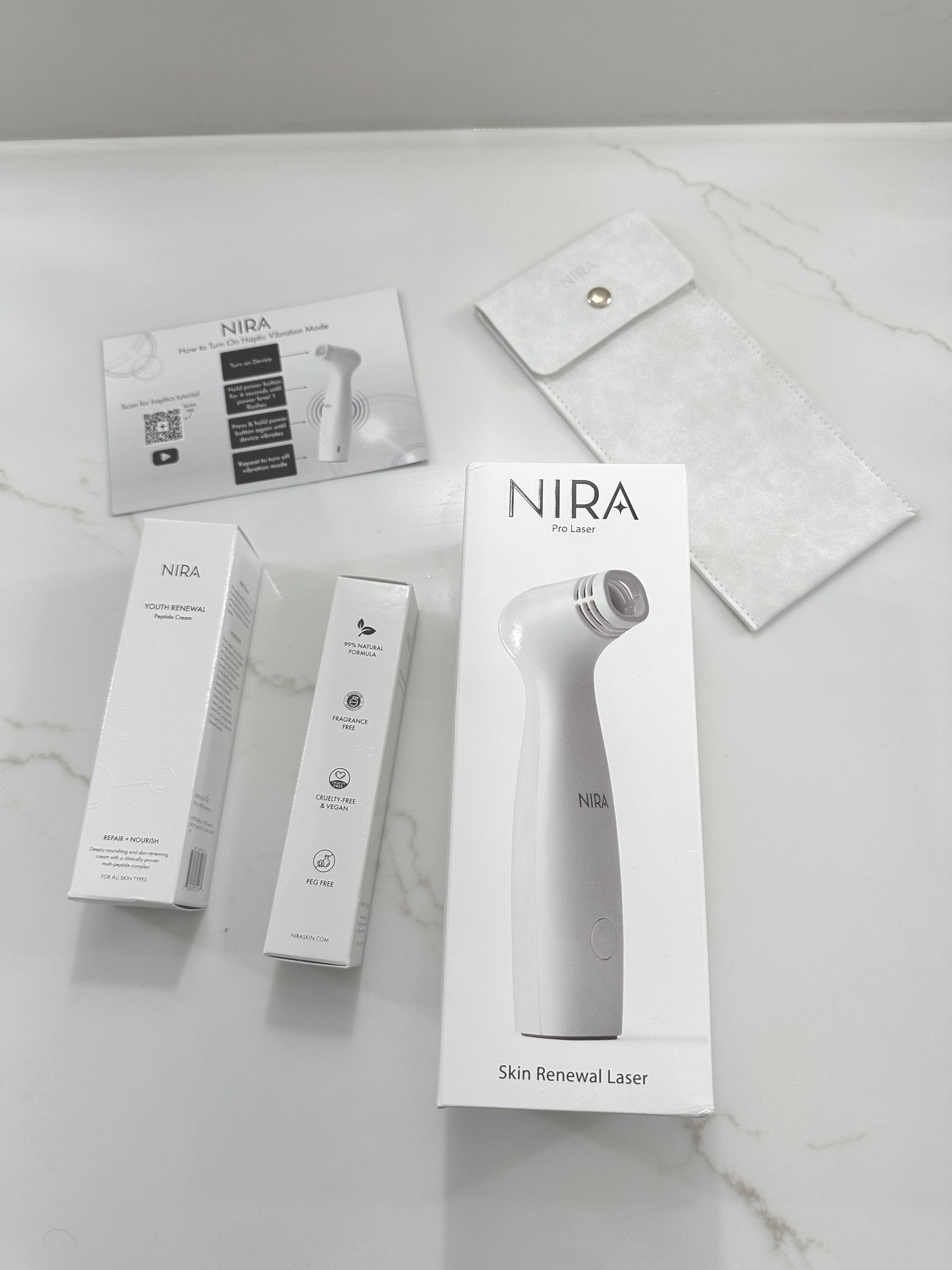 Professional level laser skincare at the comfort and convenience of your own home? That’s always a YES! 

The Nira Pro 3 Laser and Skincare bundle is a professional wrinkle reduction system in just two minutes a day. It is safe for all skin types, stimulates collagen for visibly smoother skin, is FDA cleared and clinically proven. There are nine comfort levels and silent vibration mode. The bundle includes a hyaluronic acid serum and a peptide cream to boost results! 

There is a two year warranty on the product and you can try at risk free for 90 days. 

Nira also has an app that will help you track your results 🤩

Want to learn more? Click the link to better skin! 

#ad

#LTKselfcare #LTKBeauty
