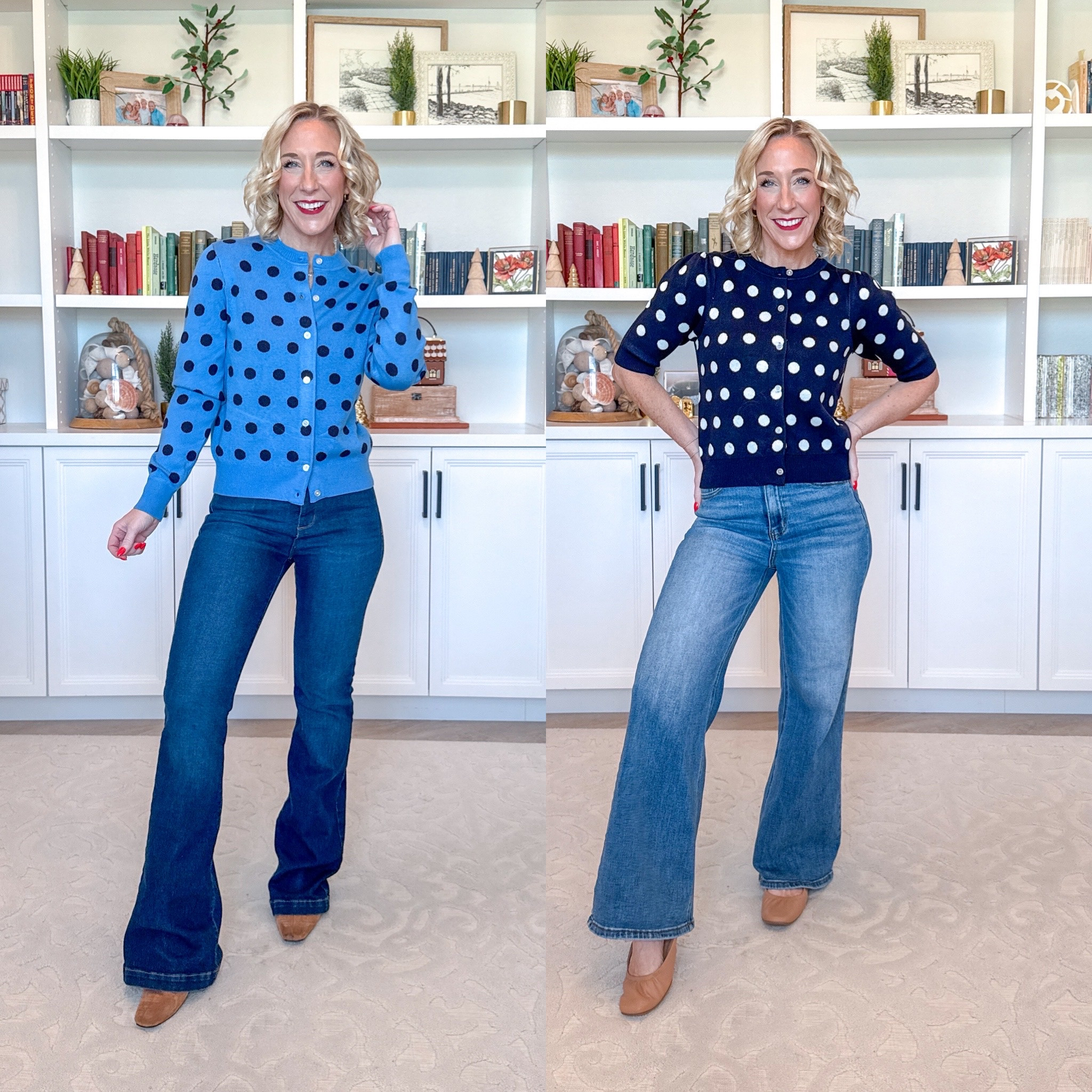 Walmart - new arrivals *Flare High Rise Jeans - size 2 (could have done a 0). $25.

Cardigan Sweater w/ Short Puff Sleeves - size XS. $22. 2 colors. 

Cozy Yarn Shrunken Sweater Tee w/ Short Sleeves - size XS. $16. 2 colors. *Wide Leg Jeans - size 25.

 

#LTKFindsUnder50 #LTKOver40 #LTKSeasonal