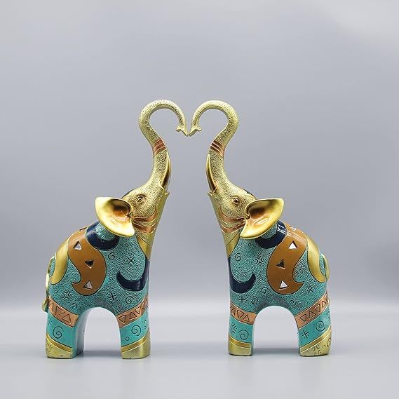 sugutee Good Luck Large Elephant Statue Decorations for Home, Elephant Statues Home Decor, Elepha... | Amazon (US)