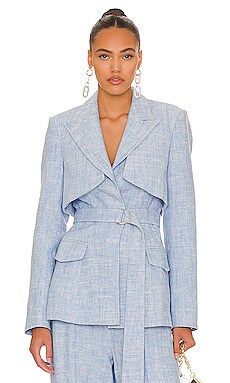 Significant Other Lilah Blazer in Marine Blue from Revolve.com | Revolve Clothing (Global)