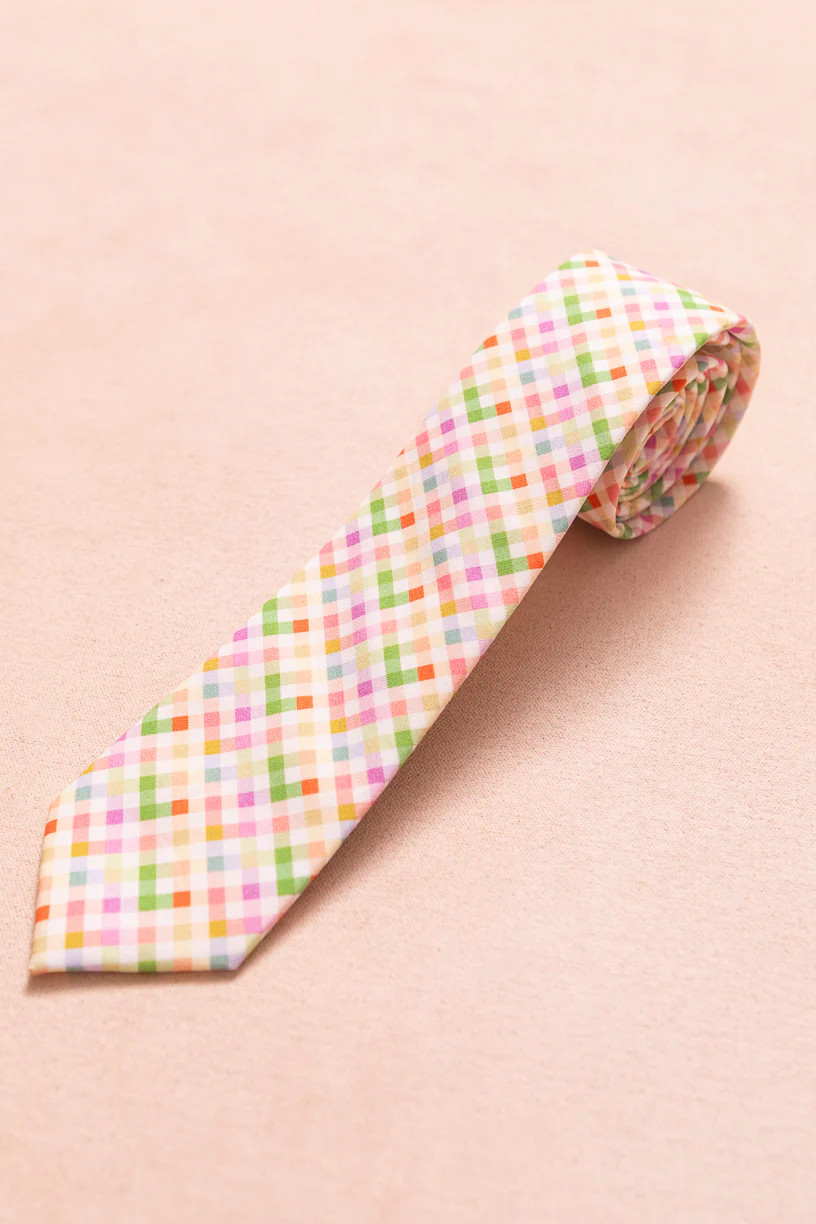 Ties in Boxwood Blossoms Print - FINAL SALE | Ivy City Co